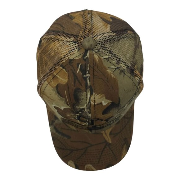 Peoples Bank Embroidered Camo Mesh Snapback Cap Trucker Hunter Baseball Hat - Picture 6 of 13